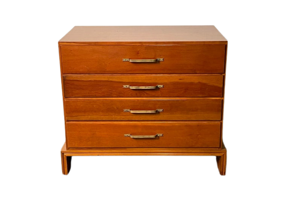 Mid-Century Modern Chest / Dresser, Tommi Parzinger for Charak Modern, Cherry