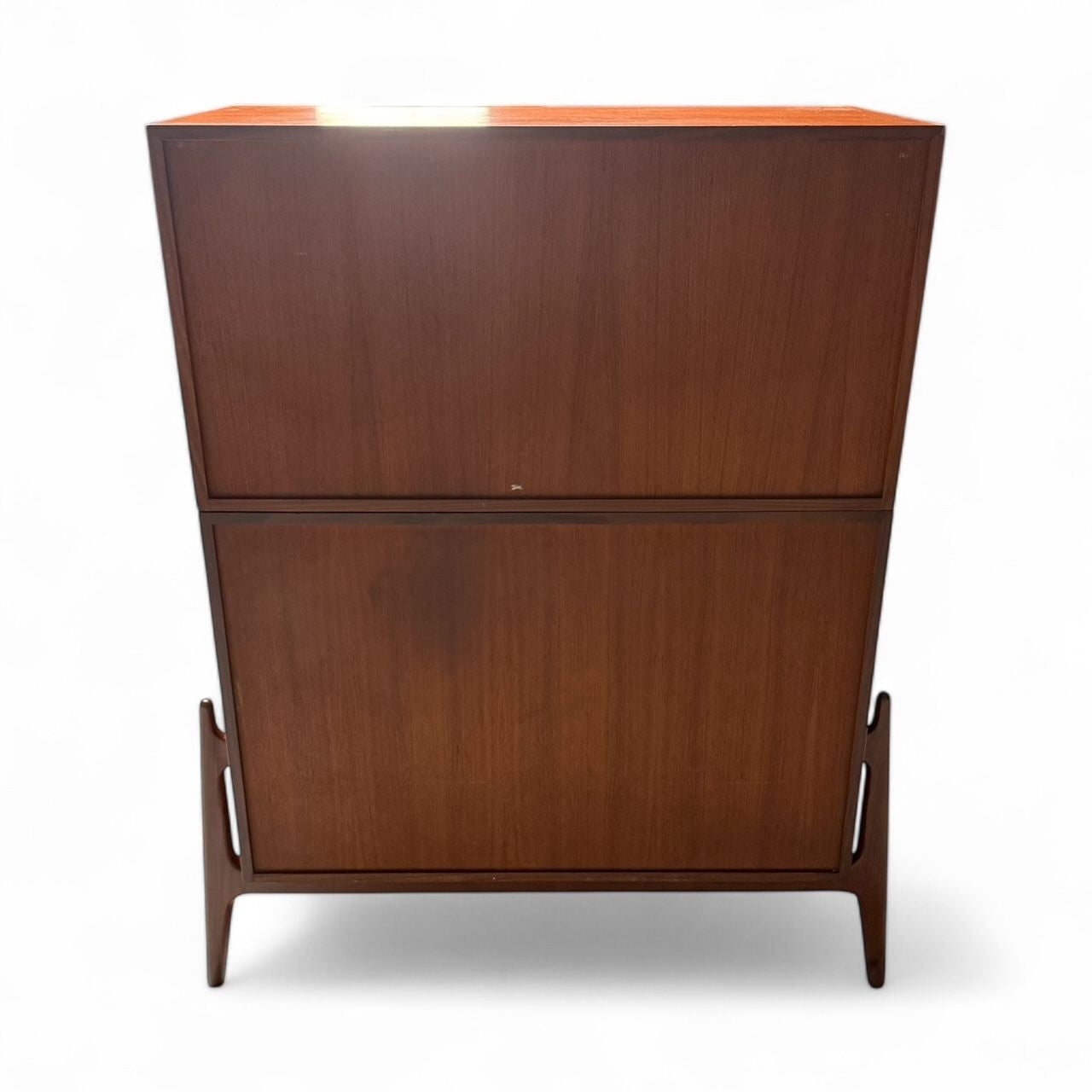 Jorgen Clausen, Danish Mid-Century Modern, Sculptural Highboy, Teak, 1960s