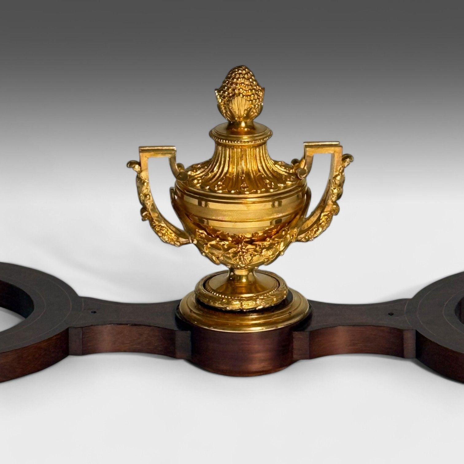 Napoleon III, Desk, Center Table, Bronze, Inlaid Tortoise, France, 19th Century