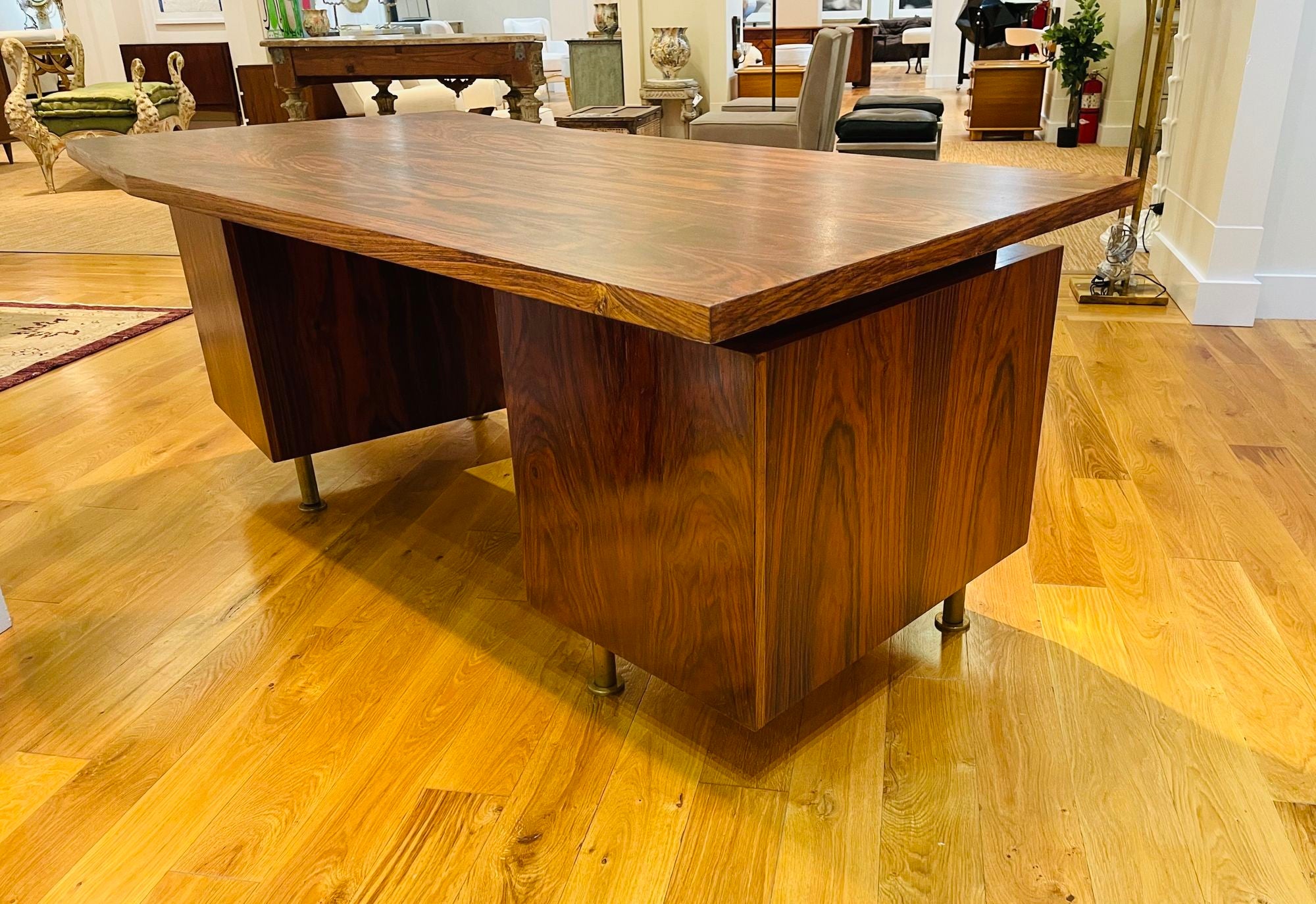 Geroge Coslin, Arredamenti, Italian Mid-Century Modern, Writing Desk, Rosewood