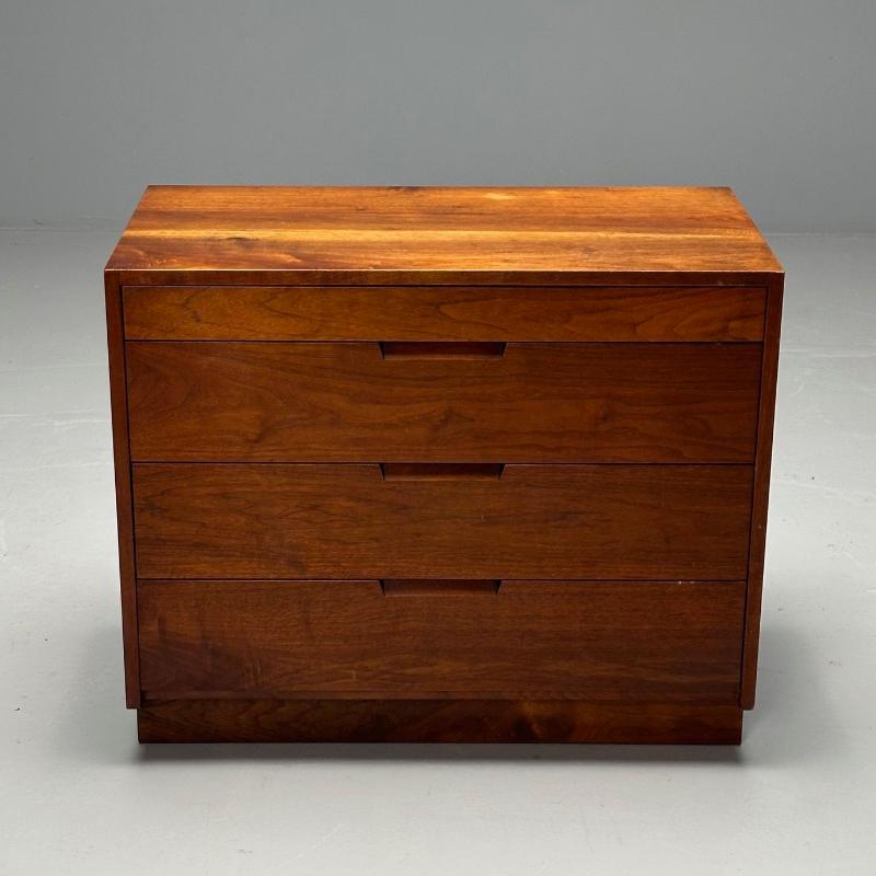 George Nakashima, Mid-Century Modern, Rectilinear Chest, Sap Walnut, 1957