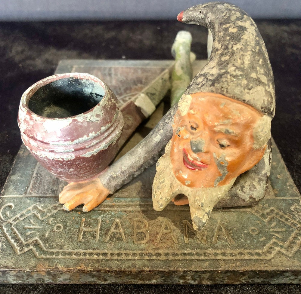 Cast Iron Gnome Habana Humidor Cover, Tobacco Accessory