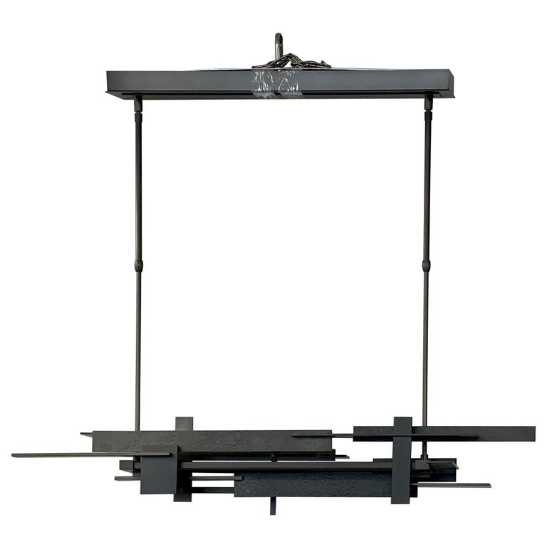 Modern Industrial, Chandelier, Pendant, Ceiling Light, Frank Lloyd Wright Style