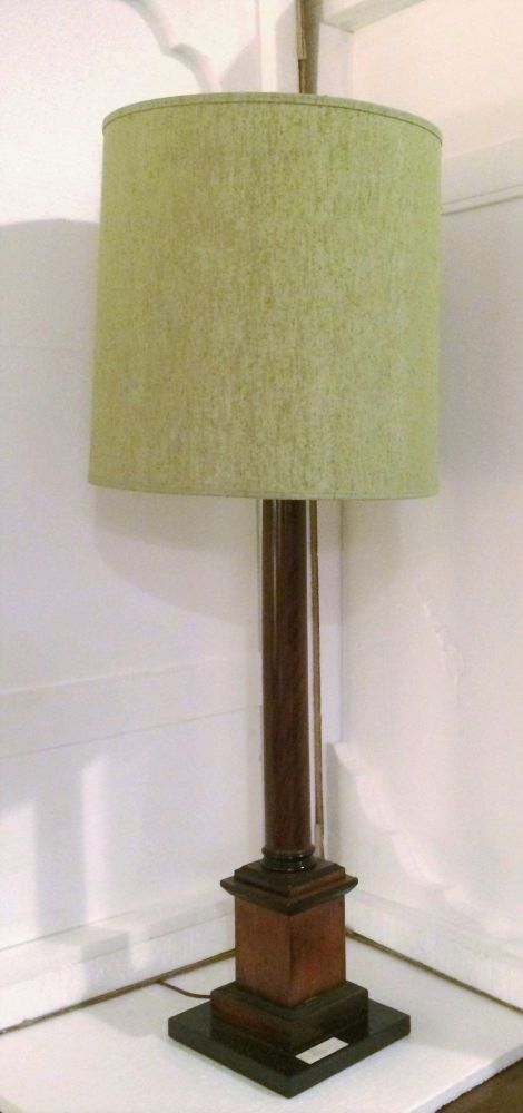 19th Century Georgian Stick Form Tall Table Lamp