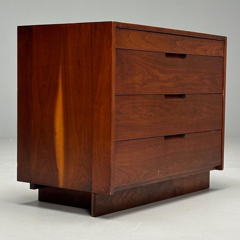 George Nakashima, Mid-Century Modern, Rectilinear Chest, Sap Walnut, 1957