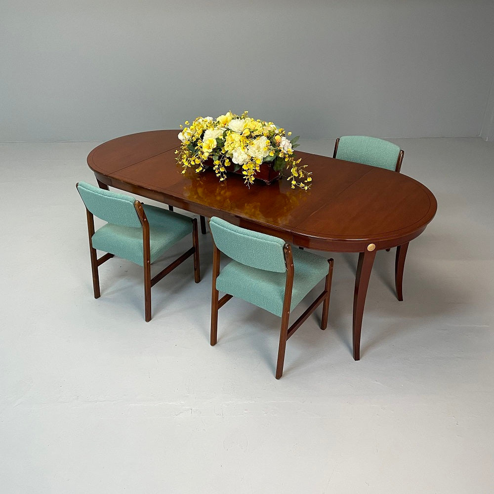 Tommi Parzinger, Charak, Mid-Century Modern, Dining Table, Bleached Mahogany