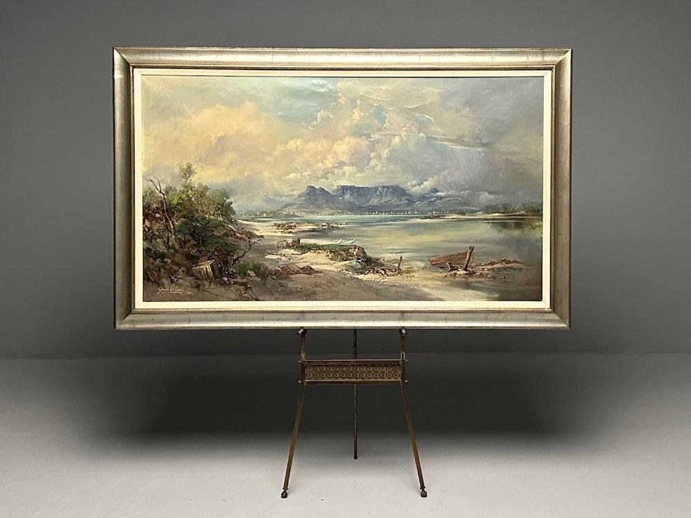 Gabriel Cornelis de Jongh, Oil on Canvas, Mountain Landscape, Signed and Dated