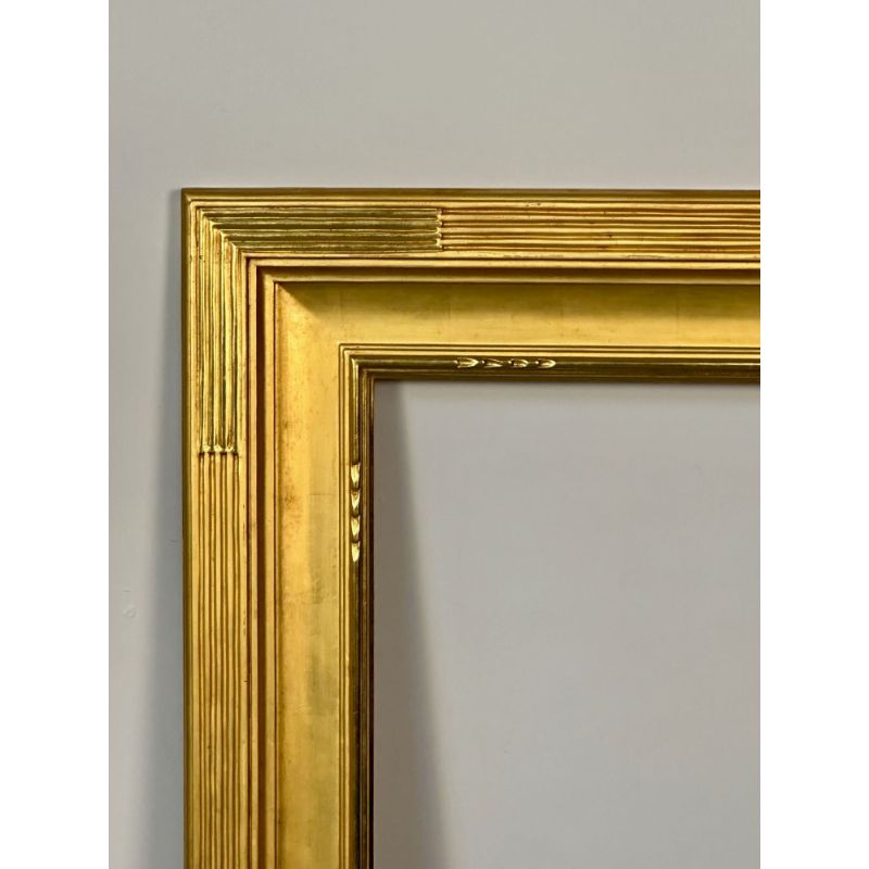 Custom Hollywood Regency Style Carved Giltwood Mirror / Painting Frame