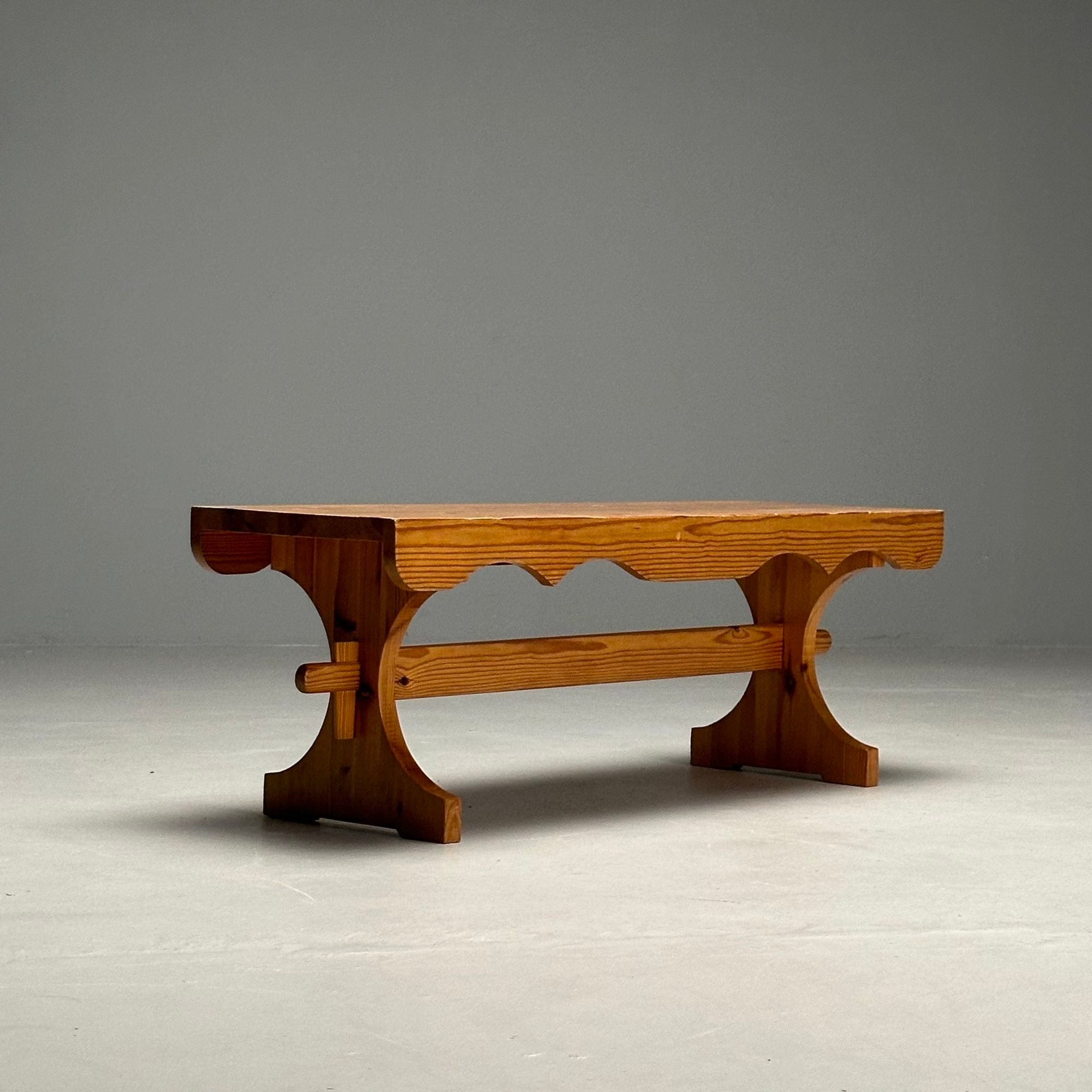 GP, Swedish Mid-Century Modern, Bench, Pine, Sweden, 1978