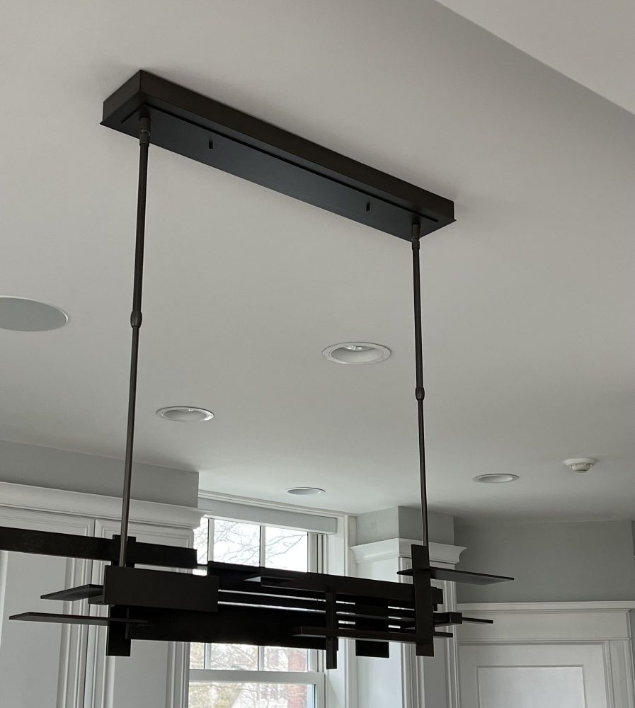 Modern Industrial, Chandelier, Pendant, Ceiling Light, Frank Lloyd Wright Style