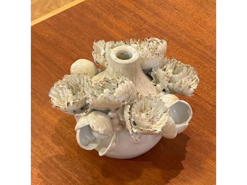 Chala Toprak, Contemporary, Modern Flower Vase or Candlestick, Porcelain, 2023