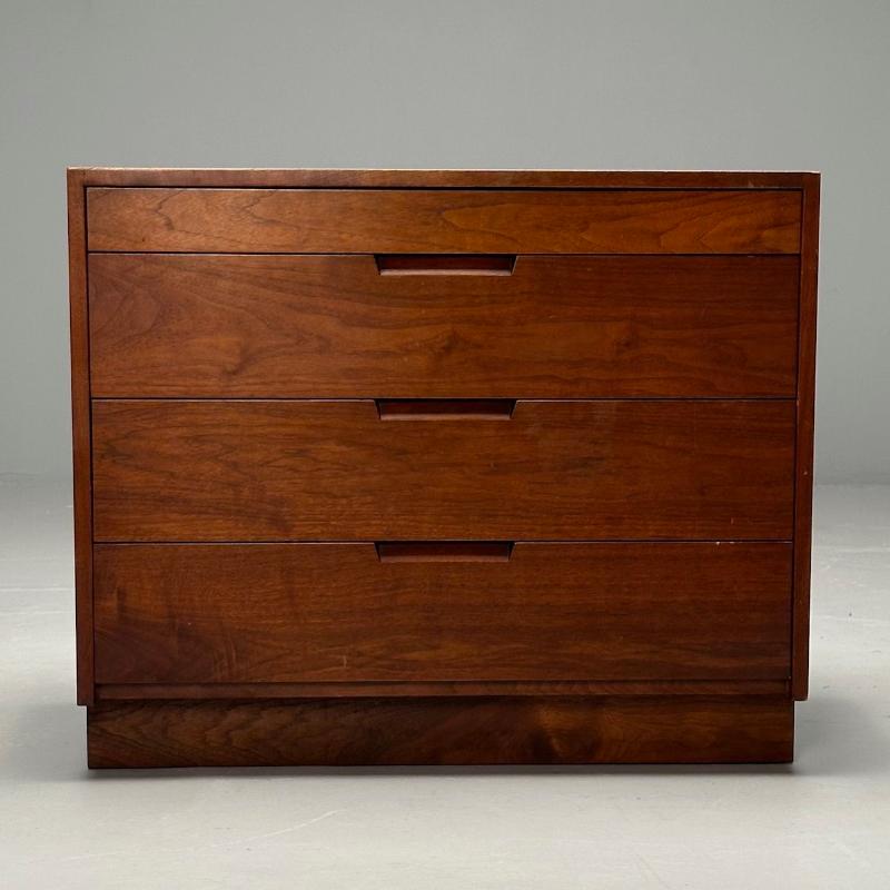 George Nakashima, Mid-Century Modern, Rectilinear Chest, Sap Walnut, 1957