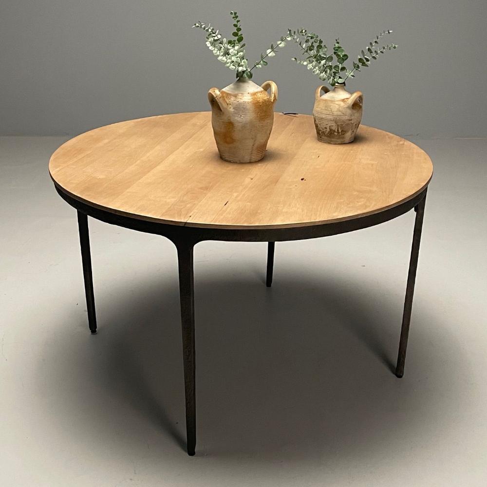 Brutalist Style Breakfast / Center, Dining Table, Evans Style, Modern,