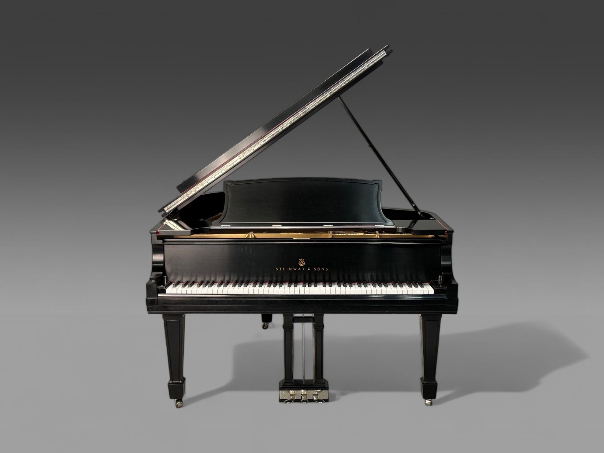 Steinway & Sons, Baby Grand Model L Piano, Fully Refurbished, 19th Century