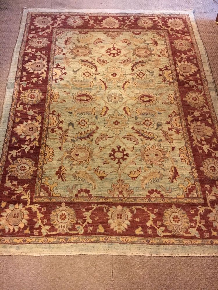 Finely Knotted Coffee or Foyer Oriental Carpet