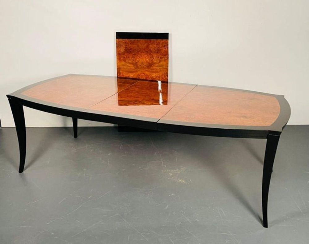 Vladimir Kagan Eva Dining Set, Sideboard, Table, Six Chairs, Labeled, Provenance