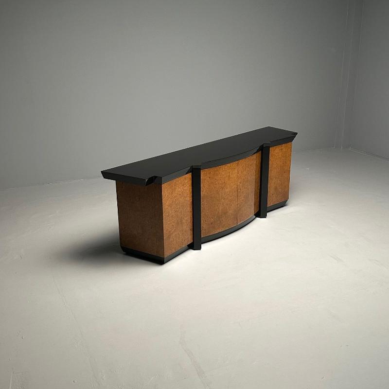 Mid-Century Modern Eva Sideboard by Vladimir Kagan Birdseye Maple, Lacquer, 1983