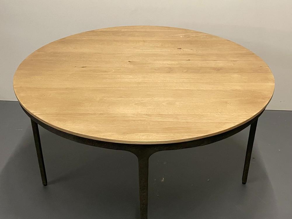 Brutalist Style Breakfast / Center, Dining Table, Evans Style, Modern,