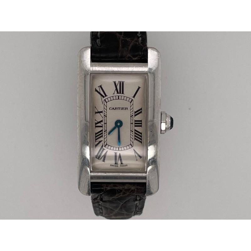 Vintage Cartier Tank Allongee 18KT Gold Watch, Quartz, Sapphire