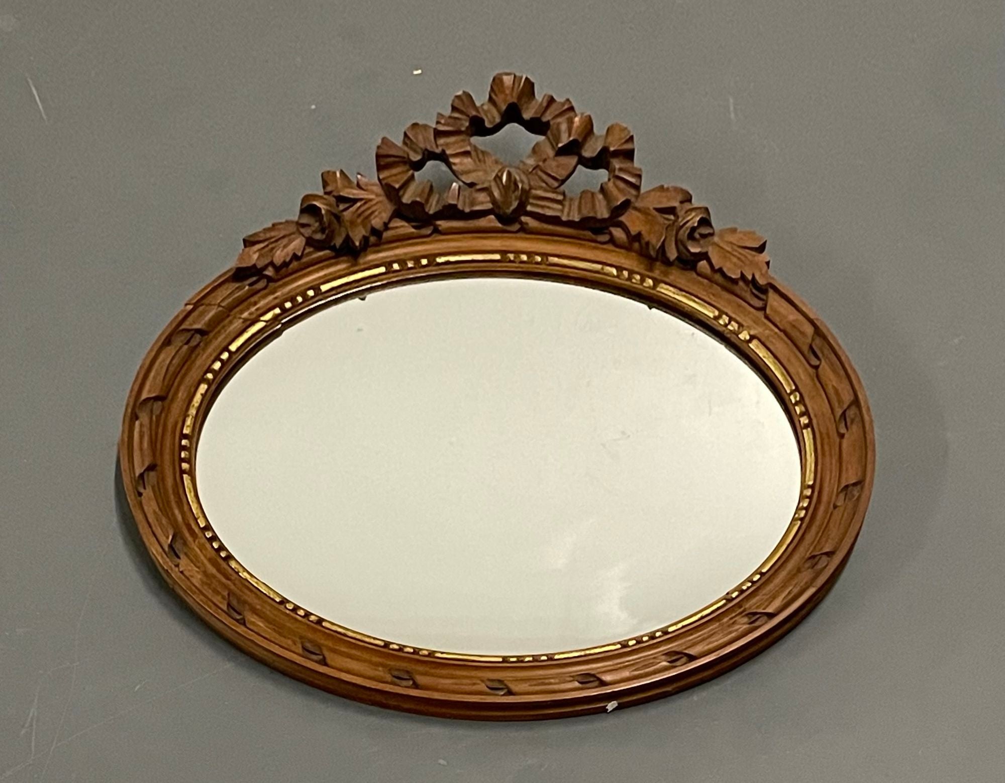 Louis XVI Style Gilt Wood Wall or Console Mirror