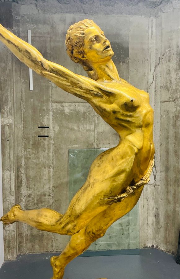 8' Monumental Sculpture by Greg Wyatt, Women Athletes, Bronze, 1996 Olympics