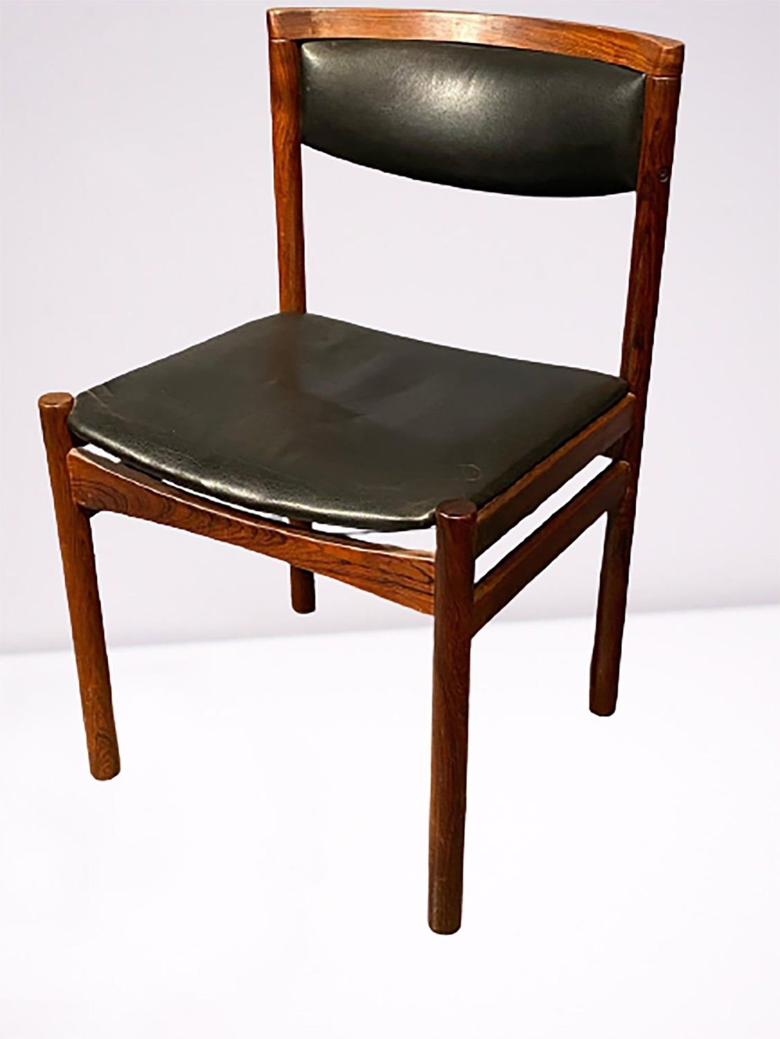 Six Mid-Century Modern Danish Dining Chairs, Soro Stolefabrik Denmark, Rosewood