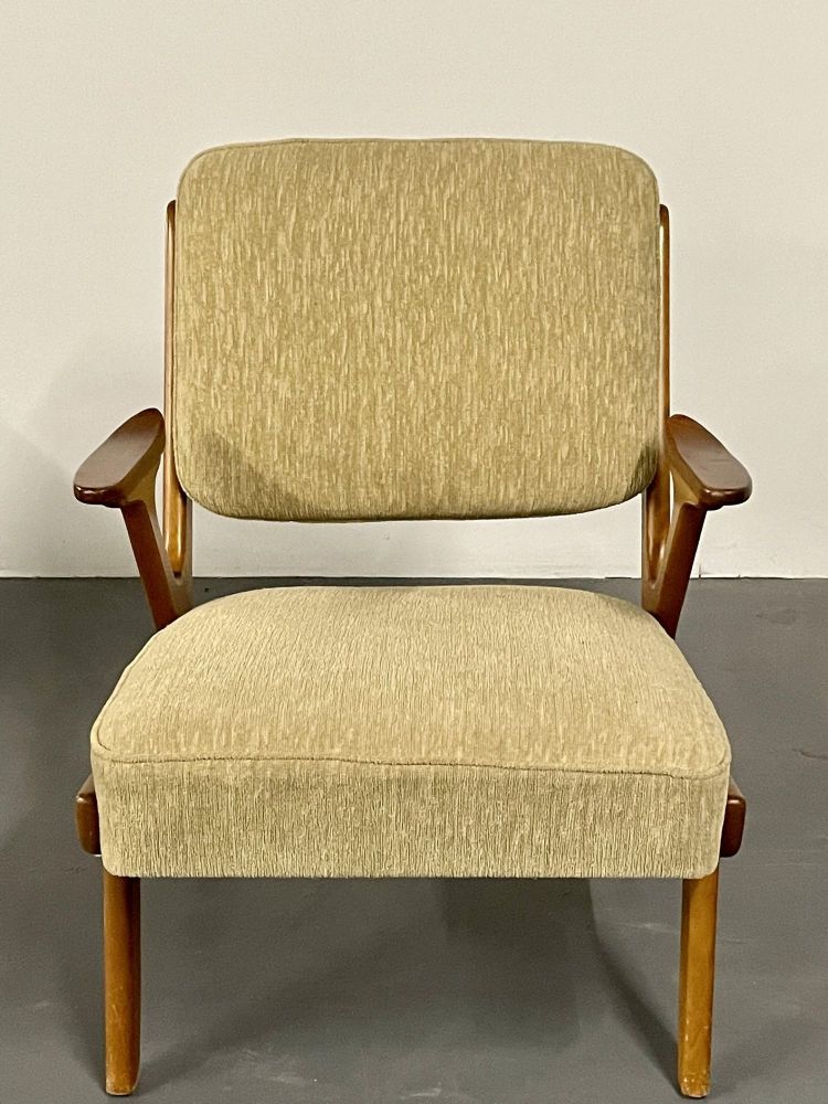 Pair of Mid-Century Modern Easy / Lounge / Arm Chairs, Sweden, 1960s, S. Makaryd