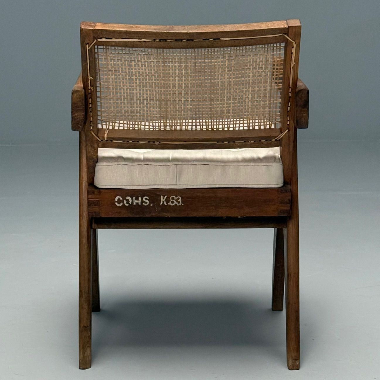 Pierre Jeanneret, French Mid-Century Modern, Arm Chair, Chandigarh c. 1960s