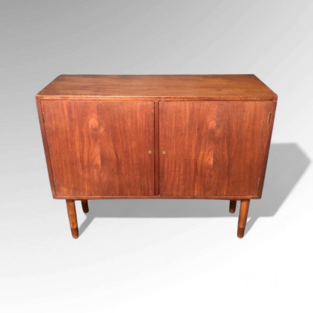 Gjovik Mobelfabriken, Mid-Century Modern, Low Cabinets, Teak, Denmark, 1950s