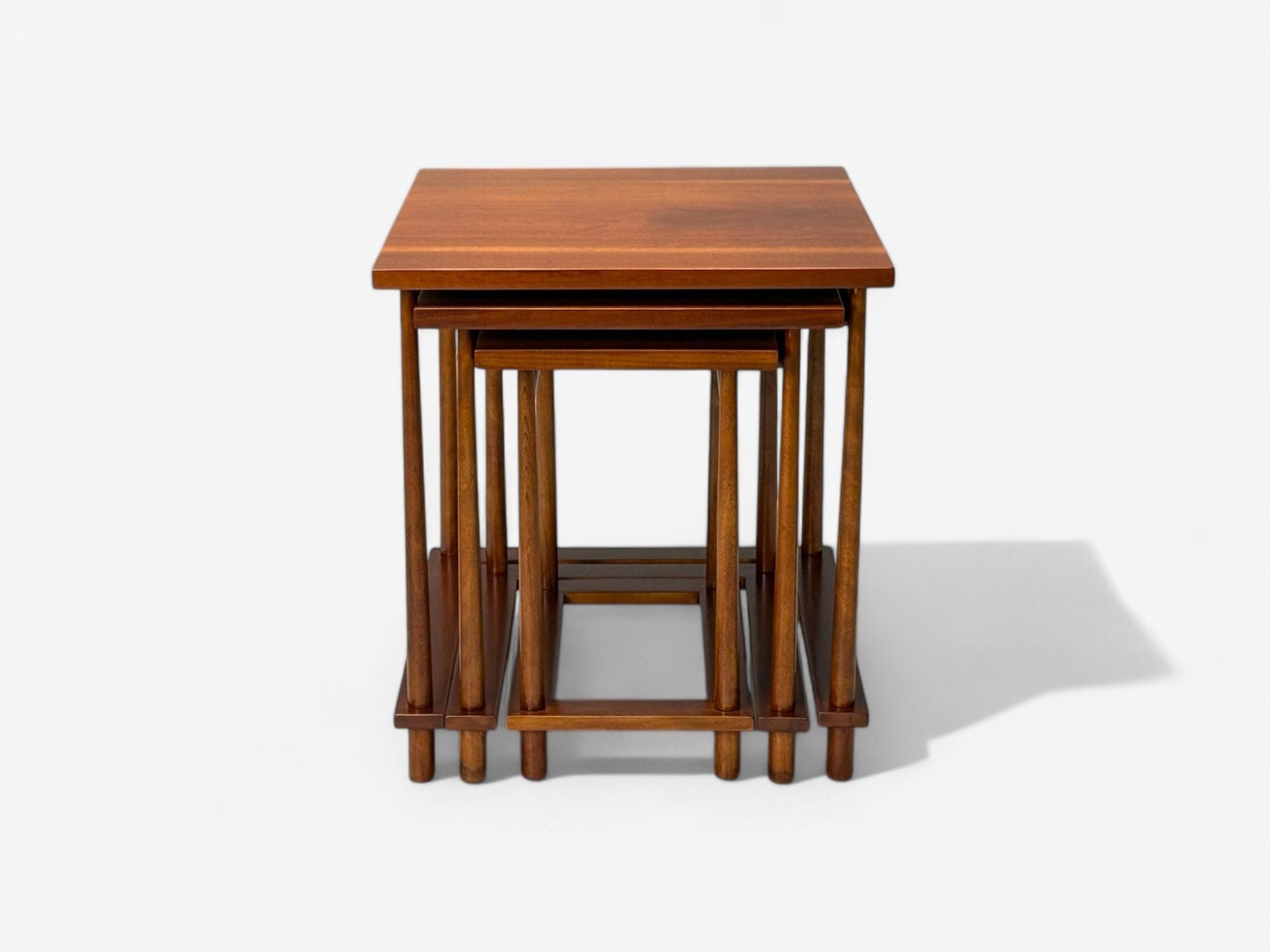 T.H. Robsjohn-Gibbings, Widdicomb, Mid-Century Modern Nesting Tables, USA, 1950s