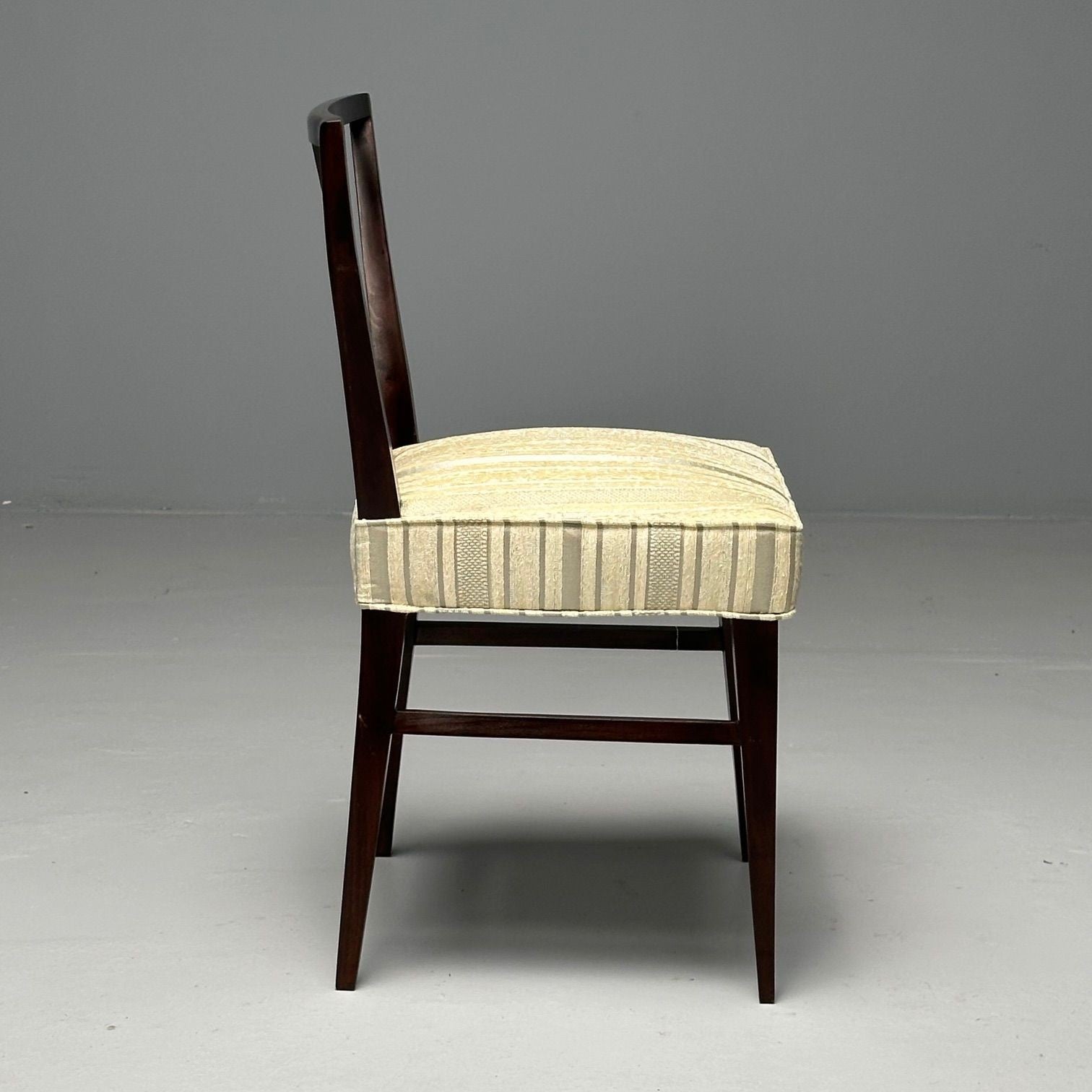 Tommi Parzinger Attrib., Mid-Century Modern, Twelve Dining Chairs, 1960s